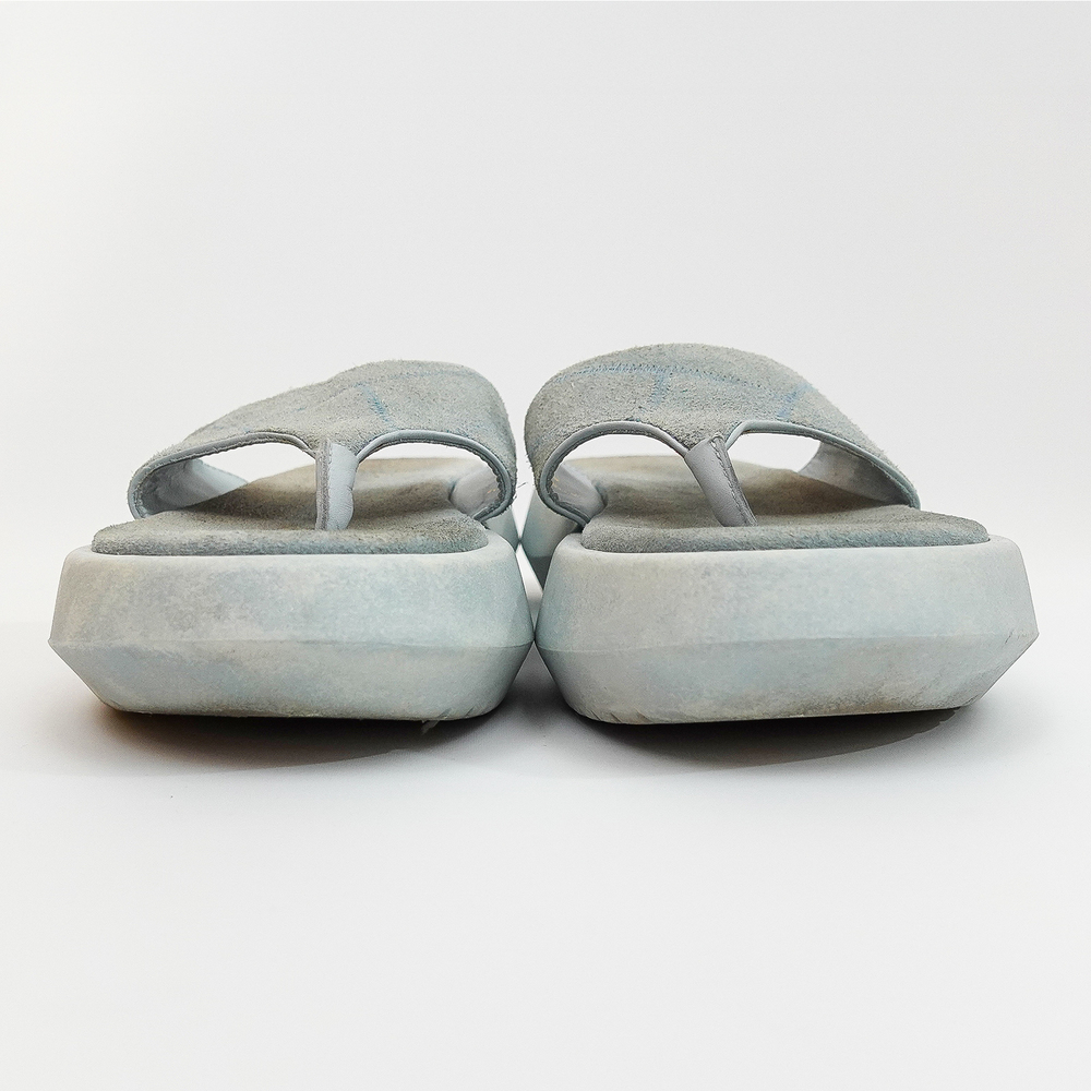 Acne Studios Light Blue Suede Patchwork Platform … - image 6